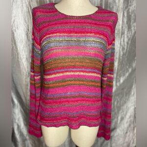 Stonebridge Sport Vintage colorful acrylic & nylon lightweight sweater